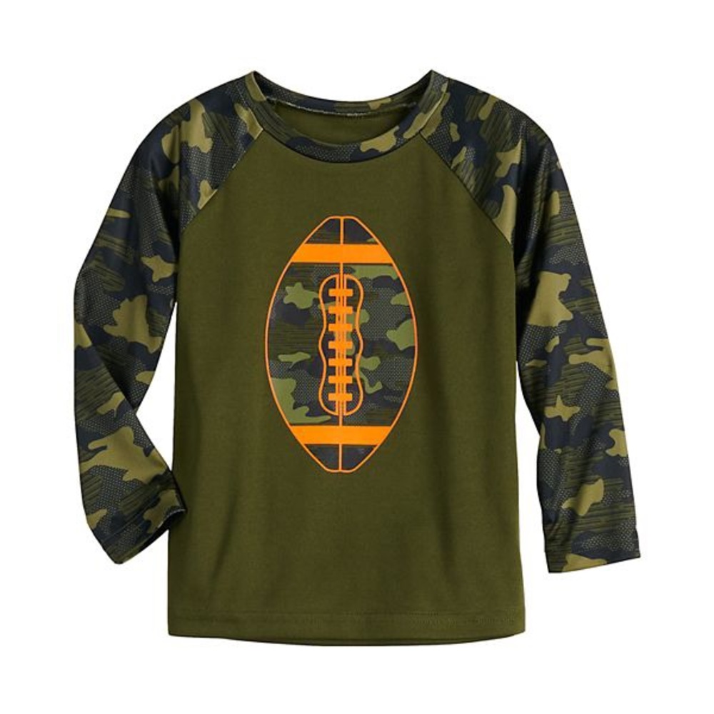 Boys 4-12 Jumping Beans® Camo Football Active Graphic Tee Size 7